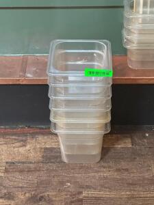 (6) - 1/6 SIZE CONTAINERS
