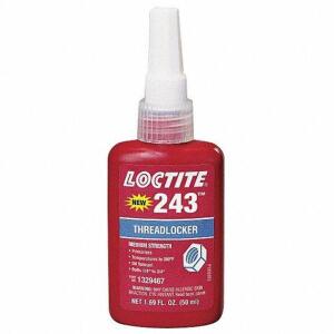 DESCRIPTION: (4) THREADLOCKER BRAND/MODEL: LOCTITE #5HYH5 INFORMATION: MEDIUM STRENGTH RETAIL$: $51.23 EA SIZE: 50 ML QTY: 4