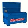 DESCRIPTION: (1) JOBSITE BOX CABINET BRAND/MODEL: WESTWARD #780U10 INFORMATION: BLUE SIZE: 48 IN OVERALL WD, 24 IN OVERALL DP, 27 7/8 IN OVERALL HT RE