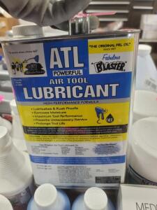 DESCRIPTION: (2) AIR TOOL LUBRICANT BRAND/MODEL: BLASTER RETAIL$: $32.00 SIZE: 1 GALLON QTY: 2