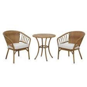 DESCRIPTION: (1) OUTDOOR BISTRO SET BRAND/MODEL: BETTER HOMES AND GARDENS INFORMATION: WILLOW SAGE SIZE: 3 PIECE RETAIL$: $247.00 TOTAL QTY: 1