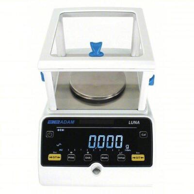 DESCRIPTION: (1) COMPACT BENCH SCALE BRAND/MODEL: ADAM EQUIPMENT #39DL83 INFORMATION: WHITE, 220 G CAPACITY, 1 MG SCALE GRADUATIONS, 4 3/4 IN WEIGHING