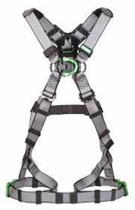 DESCRIPTION: (1) FULL BODY HARNESS BRAND/MODEL: MSA #197EG7 INFORMATION: GRAY, NO PADDING, CLIMBING, VEST HARNESS, QUICK-CONNECT / TONGUE, MATING SIZE