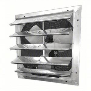 DESCRIPTION: (1) SHUTTER MOUNT EXHAUST FAN BRAND/MODEL: DAYTON #484X41 INFORMATION: 1 SPEED, 1/4 HP, TOTALLY ENCLOSED AIR OVER, 3,128 CFM, 1 PH, 115 V