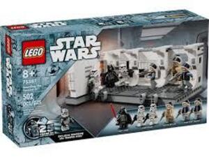 DESCRIPTION: (1) BOARDING THE TANTIVE IV BRAND/MODEL: LEGOS INFORMATION: STAR WARS SIZE: 502 PIECES RETAIL$: $74.99 EA QTY: 1