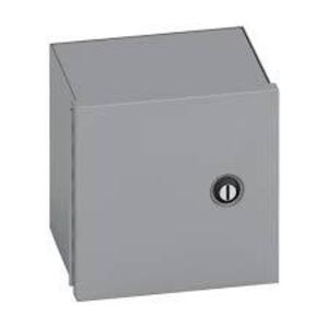 DESCRIPTION: (1) ENCLOSURE BRAND/MODEL: COOPER B LINE #12106-1 INFORMATION: GRAY, STEEL SIZE: 12" HEIGHT, 6" LENGTH, 10" WIDTH RETAIL$: $311.74 EA QTY