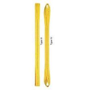 DESCRIPTION: (1) SAFETY SLING BRAND/MODEL: MSC #89813380 INFORMATION: YELLOW, NYLON SIZE: 3' LONG, 4" EYE RETAIL$: $37.20 EA QTY: 1