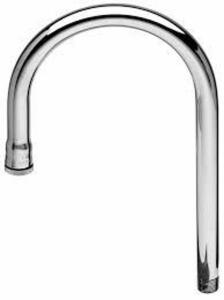 DESCRIPTION: (5) RIGID GOOSENECK FAUCET BRAND/MODEL: T & S #120X INFORMATION: CHROME PLATED SIZE: 5-1/2" RETAIL$: $27.50 EA QTY: 5