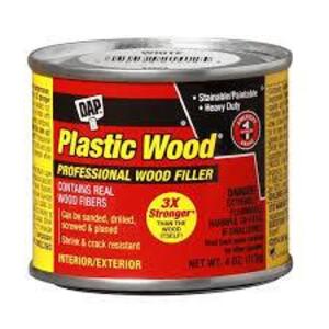 DESCRIPTION: (24) PLASTIC WOOD FILLER BRAND/MODEL: DAP #10L507 INFORMATION: WHITE SIZE: 4 OZ CANS RETAIL$: $8.54 PER CAN QTY: 24