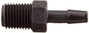 DESCRIPTION: (1) BIN OF (30) ADAPTER FITTING BRAND/MODEL: ELDON JAMES #A4-4BN INFORMATION: BLACK SIZE: 1/4" X 1/4" RETAIL$: $58.00 EA QTY: 1