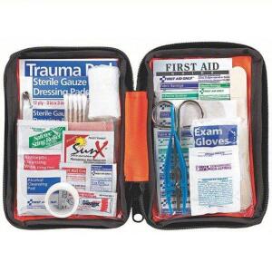 DESCRIPTION: (6) FIRST AID KITS BRAND/MODEL: FIRST AID ONLY #5GKD6 INFORMATION: RED, REFLECTIVE BAGS SIZE: 5 PEOPLE SERVED RETAIL$: $24.69 EA QTY: 6