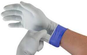 DESCRIPTION: (10) BOXES OF (100) POWDER-FREE NITRILE EXTENDED GLOVES BRAND/MODEL: MICROFLEX #LSE-104-L INFORMATION: WHITE SIZE: L RETAIL$: $35.99 EA Q