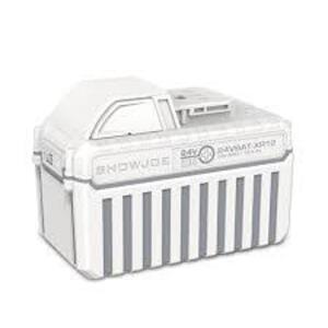 DESCRIPTION: (1) LITHIUM ION BATTTERY BRAND/MODEL: SNOW JOE+ SUN RETAIL$: $72.99 EA QTY: 1