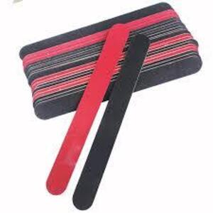 DESCRIPTION: (7) PACKS OF (3) NAIL FILE BRAND/MODEL: ZODACA INFORMATION: RED AND BALCK RETAIL$: $5.79 EA QTY: 7