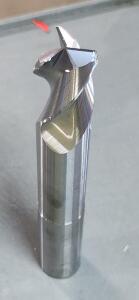 DESCRIPTION: (1) CARBIDE CORNER RADIUS END MILL BRAND/MODEL: SGS 35814 SIZE: 1" DIA 1-1/4" LOC RETAIL$: $707.45 QTY: 1