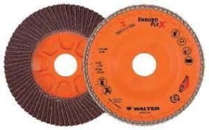 DESCRIPTION: (2) PACKS OF (10) FLAP DISC BRAND/MODEL: WALTER ENDURO-FLEX #15R-454 SIZE: 4.5X7/8 GR 40 RETAIL$: $100.00 EA QTY: 2