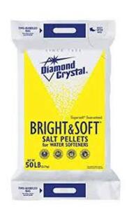 DESCRIPTION: (2) BRIGHT AND SOFT SALT WATER BLOCK BRAND/MODEL: DIAMOND CRYSTAL SIZE: 50 LB QTY: 2