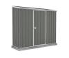 Absco Sheds 7 x 3 ft. Space Saver Metal Storage Shed Gray