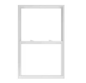 34 in. x 54 in. 50 Series Low-E Argon Glass Single Hung White Vinyl Replacement Window, Screen Incl