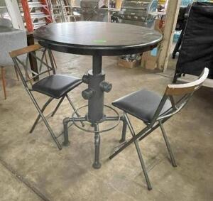 PATIO DINNING HIGH TOP TABLE AND CHAIR SET