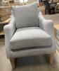 GREY ARM CHAIR