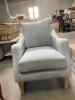 GREY ARM CHAIR - 2