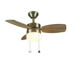 Triplicity 30 in. Indoor Brushed Nickel Ceiling Fan with Light