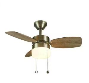 Triplicity 30 in. Indoor Brushed Nickel Ceiling Fan with Light