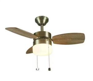 Triplicity 30 in. Indoor Brushed Nickel Ceiling Fan with Light