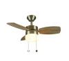 Triplicity 30 in. Indoor Brushed Nickel Ceiling Fan with Light