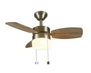 Triplicity 30 in. Indoor Brushed Nickel Ceiling Fan with Light