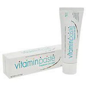 DESCRIPTION: (6) TOOTH PASTE BRAND/MODEL: VITAMINPASTE RETAIL$: $8.81 EA SIZE: 4.1 OZ QTY: 6