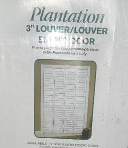 PLANTATION LOUVER DOORS