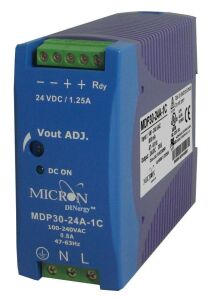 DESCRIPTION: (2) POWER SUPPLY BRAND/MODEL: MICRON #MDP30-24A-1C SIZE: 100-240 VAC RETAIL$: $94.001 EA QTY: 2