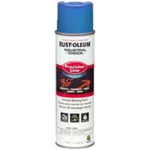 DESCRIPTION: (7) INDUSTRIAL CHOICE PRECISION INE MARKING PAINT BRAND/MODEL: RUST-OLEUM #205176 INFORMATION: BLUE RETAIL$: $7.36 SIZE: 17 OZ QTY: 7