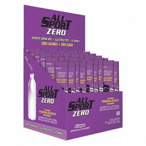 DESCRIPTION: (4) BOZES OF (50) PACKS OF SPORTS DRINK MIX CONCENTRATE BRAND/MODEL: ALL SPORT #491N15 INFORMATION: GRAPE RETAIL$: $22.88 EA QTY: 4