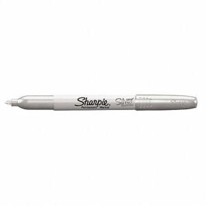 DESCRIPTION: (10) PERMANENT MARKER BRAND/MODEL: SHARPIE #1TNJ8 INFORMATION: SILVER RETAIL$: $21.50 TOAL QTY: 10