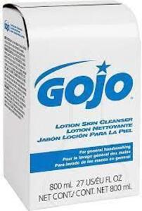 DESCRIPTION: (4) LOTION HAND SOAP REFILL BRAND/MODEL: GOJO #17278 RETAIL$: $12.00 EA SIZE: 800 ML QTY: 4