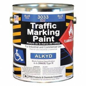 DESCRIPTION: (2) SOLVENT BASE TRAFFIC ZONE MARKING PAINT BRAND/MODEL: RAE #3EHG9 INFORMATION: BLUE RETAIL$: $68.15 EA SIZE: 1 GALLON QTY: 2