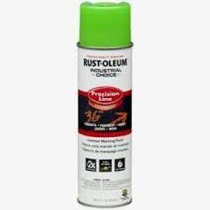 DESCRIPTION: (6) MARKING PAINT BRAND/MODEL: RUST-OLEUM #203023 INFORMATION: FLUORESCENT GREEN RETAIL$: $15.64 EA SIZE: 17 OZ QTY: 6