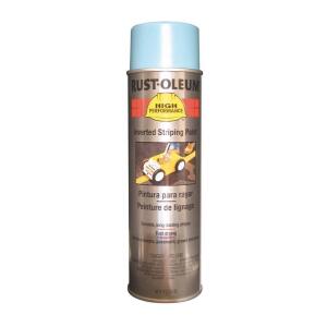 DESCRIPTION: (6) WATER BASE CONSTRUCTION MARKING PAINT BRAND/MODEL: RUST-OLEUM #2326 INFORMATION: BLUE RETAIL$: $16.61EA SIZE: 15 OZ QTY: 6