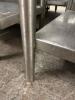 7' STAINLESS TABLE WITH WELDED STAINLESS UNDERSHELF - 2