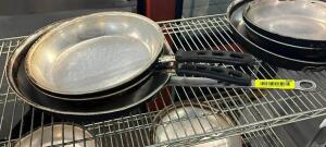 (3) ASSORTED FRY PANS