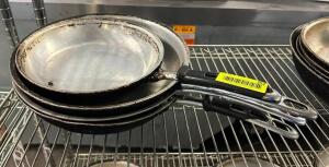 (4) ASSORTED FRY PANS