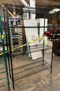 4-TIER WIRE SHELVING UNIT