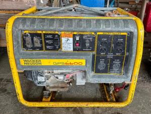 WACKER NEUSON GPS6600 PREMIUM PORTABLE GENERATOR