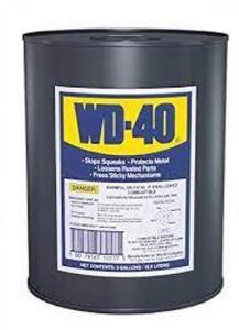 DESCRIPTION: (1) GENERAL PURPOSE LUBRICANT BRAND/MODEL: WD-40 #49012 RETAIL$: $124.43 SIZE: 5 GALLON QTY: 1