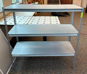 3-TIER METAL SHELVING UNIT