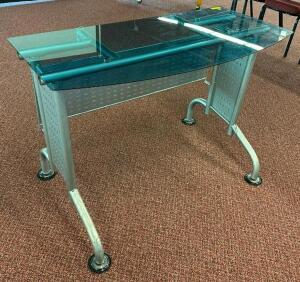 GLASS TOP DESK