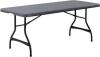 DESCRIPTION: (1) FOLDING TABLEBRAND/MODEL: COMMERCIAL GRADEINFORMATION: GRAY, MEDIUM DUTYSIZE: APPROX 24" X 48" X 29"RETAIL$: $129.91 EAQTY: 1